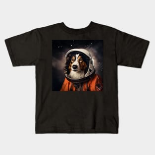 Astro Dog - Collie Kids T-Shirt